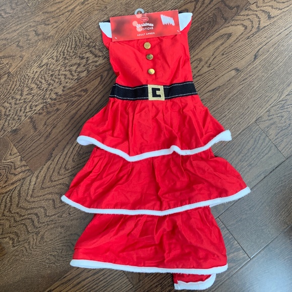 Santa adult apron $29.99 nwt - Picture 3 of 5